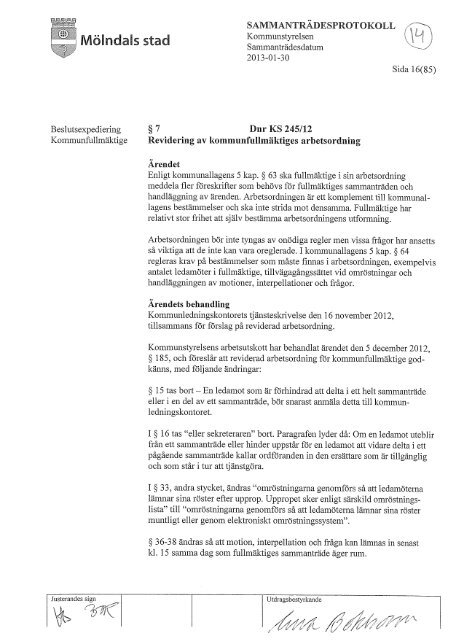 Ärende-14-Revidering av kommunfullmäktiges ... - Mölndal
