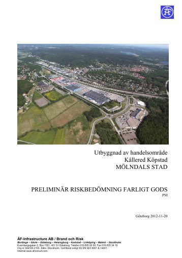 6.Riskbedömning-Farligt gods.pdf - Mölndal