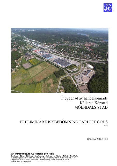 6.Riskbedömning-Farligt gods.pdf - Mölndal