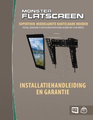 INSTAllATIEHANdlEIdINg EN gARANTIE - Monster Cable