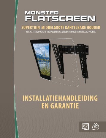 INSTAllATIEHANdlEIdINg EN gARANTIE - Monster Cable