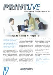 Studenten kalkulieren mit Printplus DRUCK