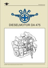 DAF DA-475 Werkplaatsinstructies DAF DA-475 Werkplaatsinstructies