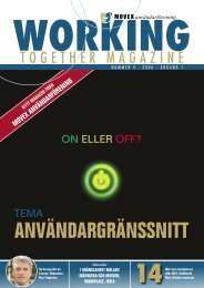 ANVÄNDARGRÄNSSNITT - Movex Användarförening