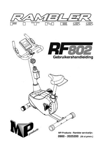 Handleiding RF802 Hometrainer - MP-Products