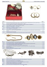 Zilveren sieraden en voorwerpen