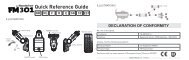 Quick Reference Guide - Mr Handsfree