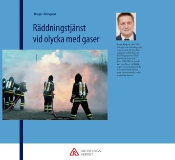 Räddningstjänst vid olycka med gaser