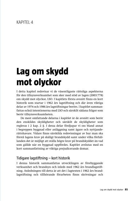 Lag om skydd mot olyckor - Myndigheten för samhällsskydd och ...