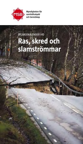 Åtgärdskalender vid ras, skred och slamströmmar - Myndigheten för ...