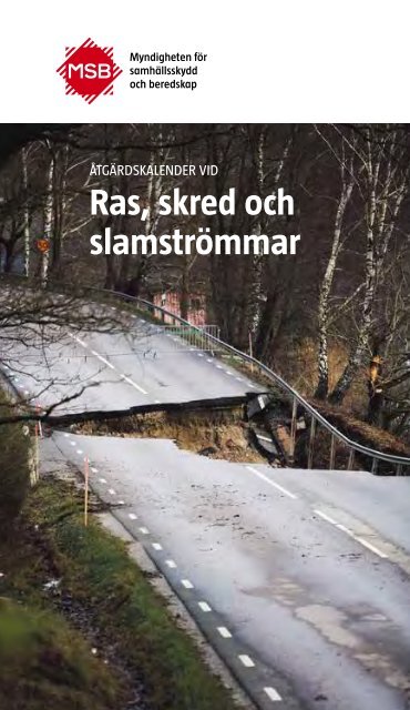 Åtgärdskalender vid ras, skred och slamströmmar - Myndigheten för ...