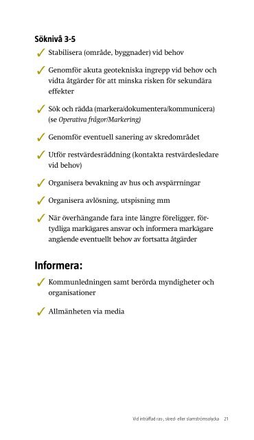 Åtgärdskalender vid ras, skred och slamströmmar - Myndigheten för ...