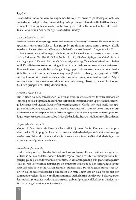 Göteborgsbranden 1998 - Myndigheten för samhällsskydd och ...