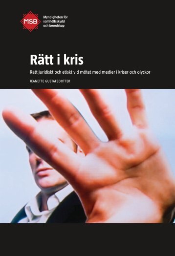 Rätt i kris - Myndigheten för samhällsskydd och beredskap