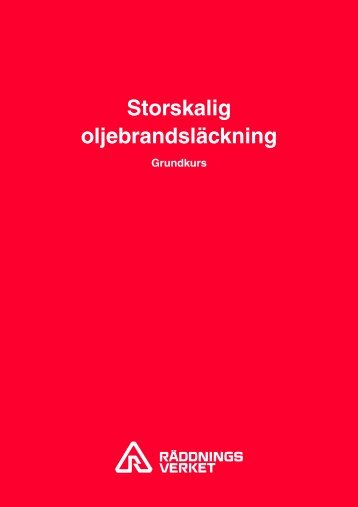 Storskalig oljebrandsläckning