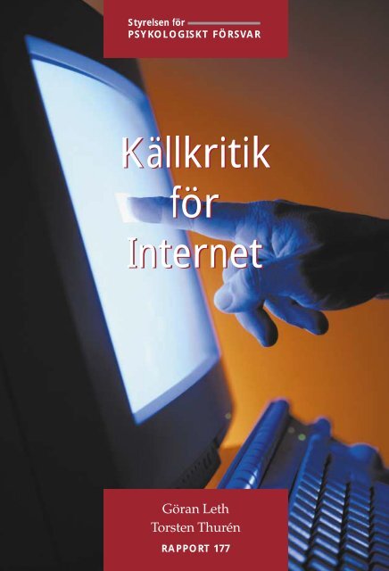 Källkritik för Internet Källkritik för Internet