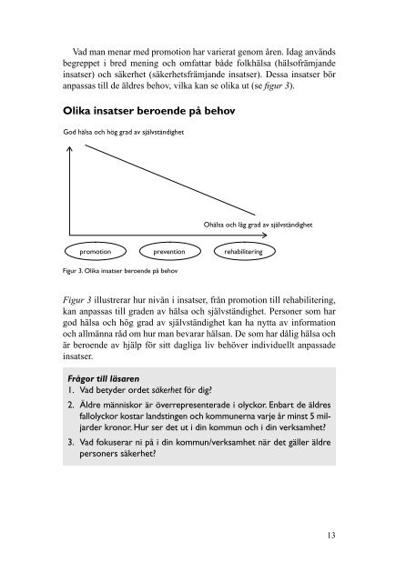 Systematiskt arbete för äldres säkerhet - Om fall, trafikolyckor och ...