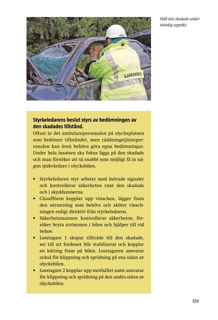 Räddning vid trafikolycka - personbil - Myndigheten för ...