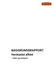 Baggrundsrapport - Viden og analyser - Miljøstyrelsen
