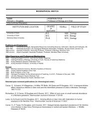 Resume - Montana Tech of the University of Montana