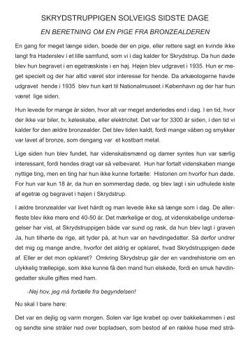 SkrydStruppigen SolveigS SidSte dage