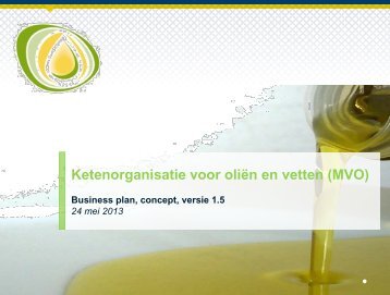 zie bijlage - Productschap Margarine, Vetten en Oliën