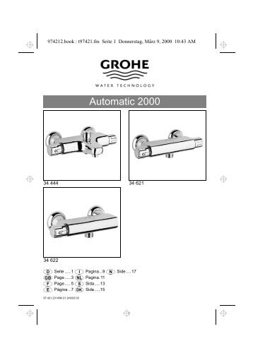 Linie Europlus Automatic 2000 - Grohe