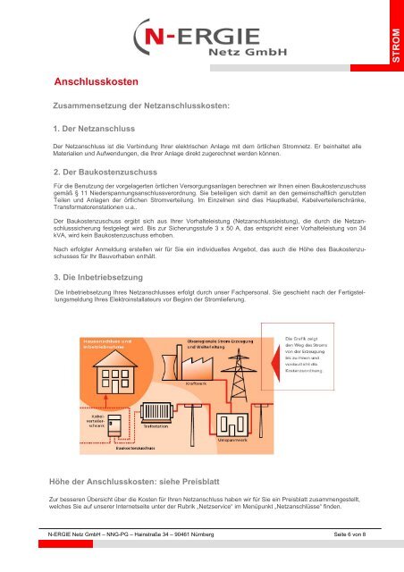 Hausanschluss Strom - N-ERGIE Aktiengesellschaft