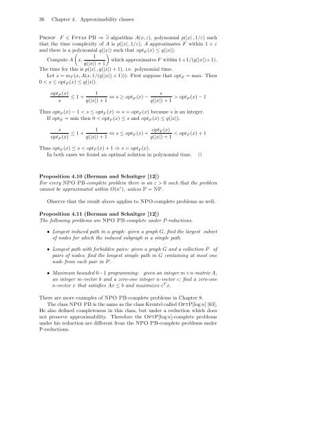 On the Approximability of NP-complete Optimization Problems