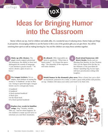 Ideas for Bringing Humor into the Classroom