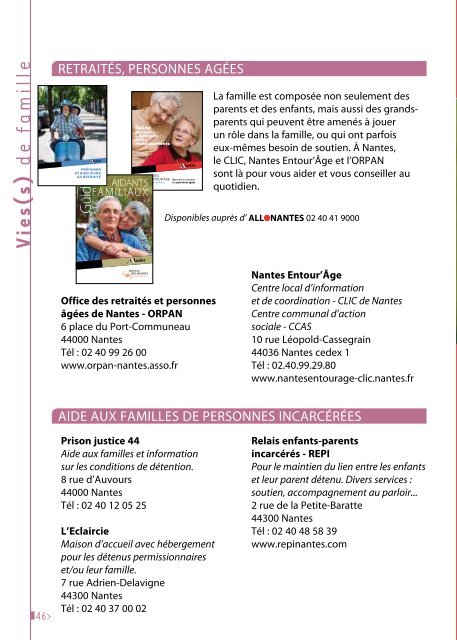 Parents, des adresses pour vous aider - Nantes