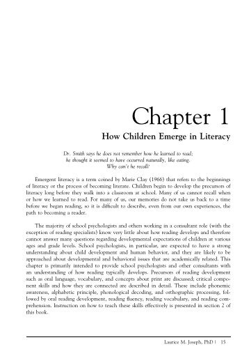 Chapter 1 - National Association of School Psychologists