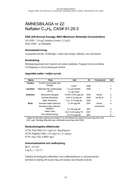 Rapport 5801 - Naturvårdsverket