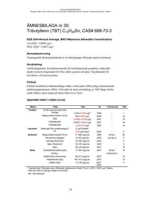 Rapport 5801 - Naturvårdsverket