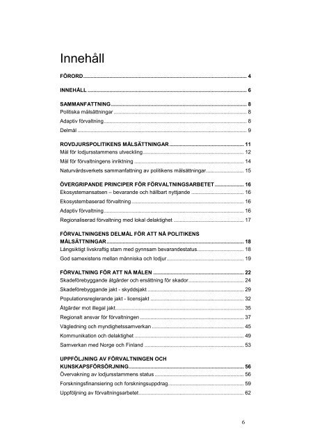 Nationell förvaltningsplan för lodjur 2013 – 2017 - Naturvårdsverket