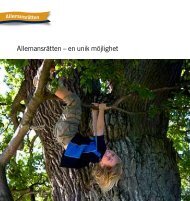 Allemansrätten – en unik möjlighet - Naturvårdsverket