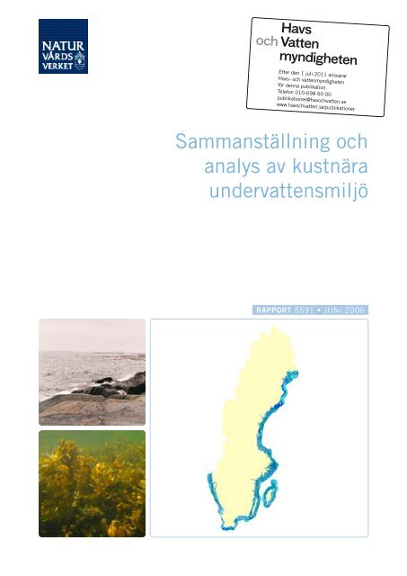 Sammanställning och analys av kustnära ... - Naturvårdsverket