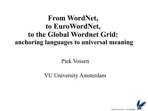Wordnet