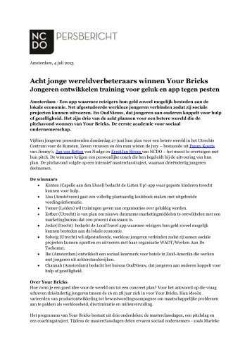 Persbericht YourBricks juli 2013.pdf - NCDO