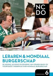 LERAREN & MONDIAAL BURGERSCHAP - NCDO