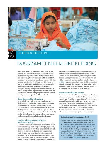 NCDO factsheet Duurzame en eerlijke kleding.pdf