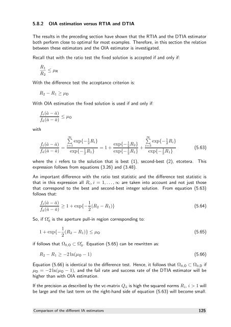 The GNSS integer ambiguities: estimation and validation