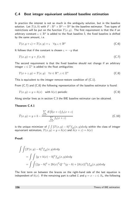 The GNSS integer ambiguities: estimation and validation