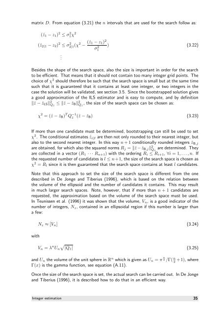 The GNSS integer ambiguities: estimation and validation