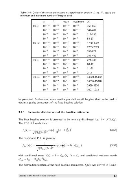 The GNSS integer ambiguities: estimation and validation