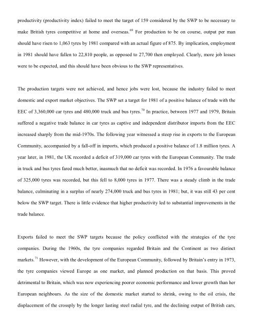 The decline of the British tyre industry - Newcastle University