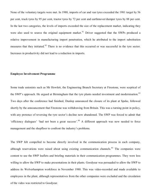 The decline of the British tyre industry - Newcastle University