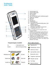 470 snabbguide till g355, 955 och i755, svensk.pdf - NEC Unified ...