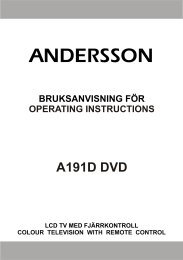 Andersson A191D DVD - NetOnNet