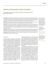 Modelos de intervención en niños con autismo - Neurologia.com